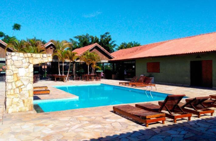 Hotel Fazenda Estancia Torre De Pedra Porangaba Exterior foto